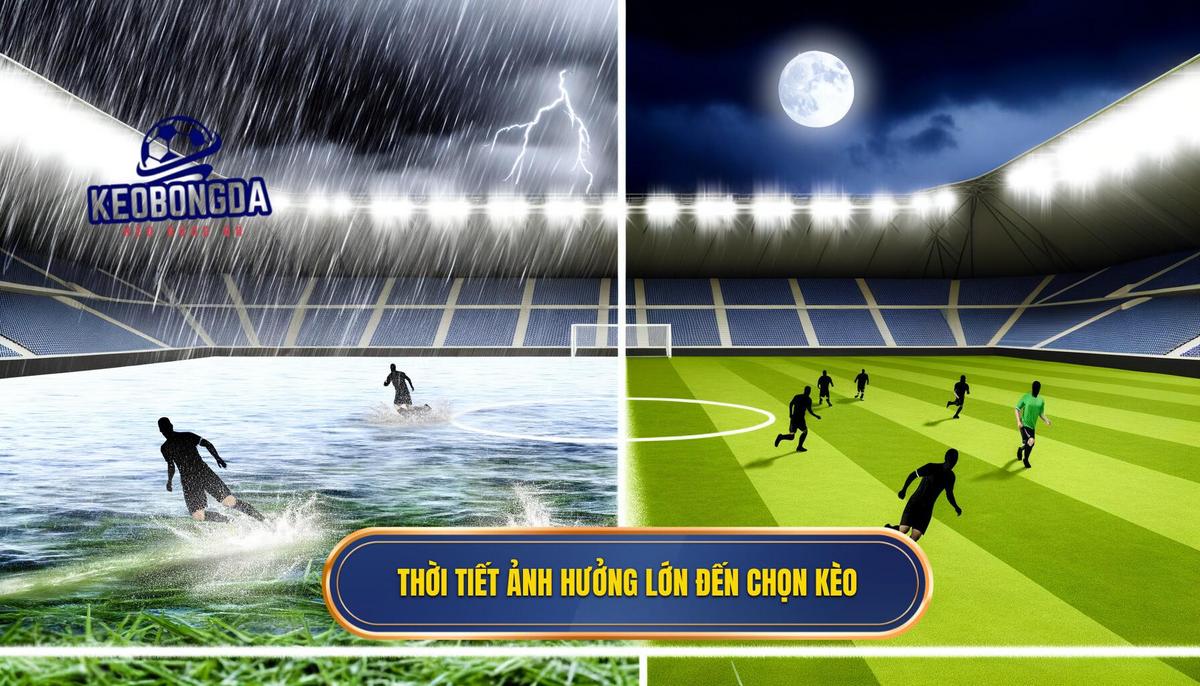 Các yếu tố thời tiết tác động mạnh đến việc chọn kèo