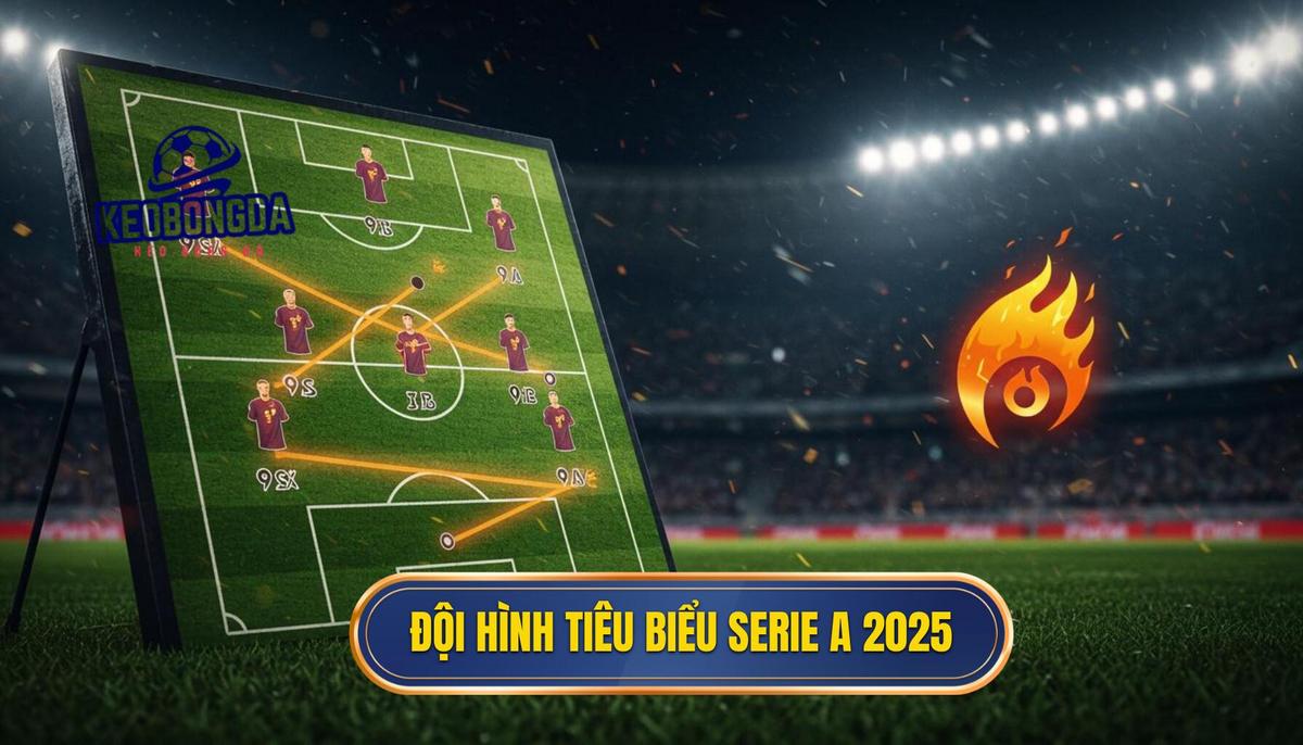 Bảng Tóm Tắt Đội Hình Tiêu Biểu Serie A 2025 (4-3-3)