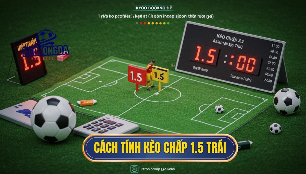 Phân Tích Chi Tiết Cách Tính Thắng Thua Kèo Chấp 1.5 Trái