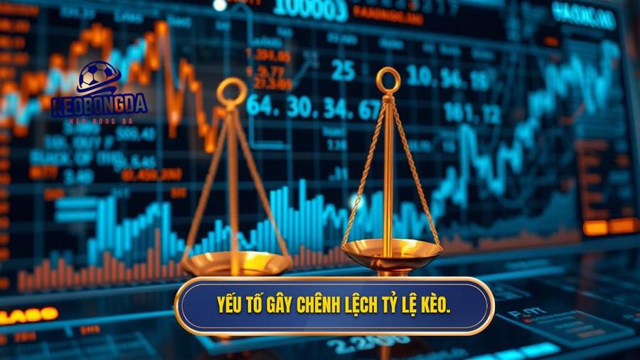 Yếu tố gây chênh lệch tỷ lệ kèo.